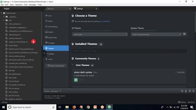 5. Complete Python Basics for Automation-What is Atom Editor for Python