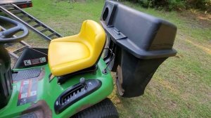 покупка газонокасилки JOHN DEERE L111 2005года.