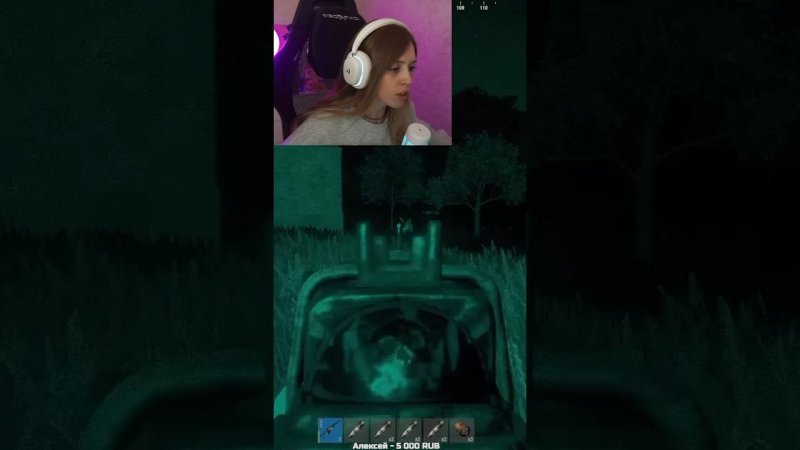 +калашик и 750 скрапа с ночной вылазки #раст #rust #френдли