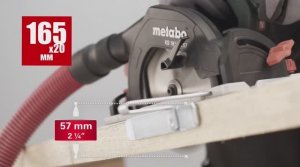 METABO KS 18 LTX 57 - АККУМУЛЯТОРНАЯ УНИВЕРСАЛЬНАЯ ДИСКОВАЯ ПИЛА