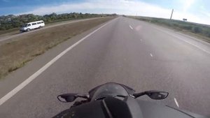 Клин заднего колеса на 200 км ч