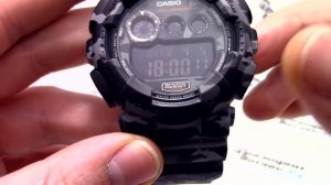 Часы Casio G-SHOCK GD-120CM-8E  - Инструкция, как настроить от PresidentWatches.Ru