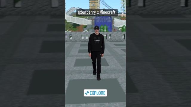 Burberry X Minecraft #shorts #minecraft #burberry #collab смотреть онлайн