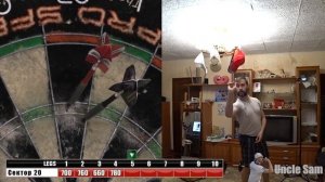 Дартс. Тренировка. Сектор 20. #1