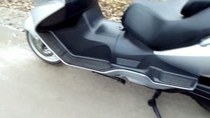 Голда в миниатюре. Suzuki Skywave (Burgman) 650 в -8℃.