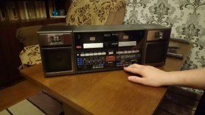 Ретро магнитола National RX-C66. 1986 год.После восстановления.