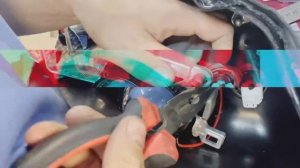 Замена штатных галогеновых линз на билед модули ILLUM + система ДХО  на автомобиле Toyota RAV4 XA30