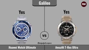 Huawei Watch Ultimate VS Amazfit T-Rex Ultra