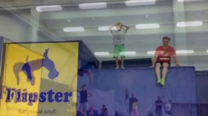 Копия видео Батутный клуб Flipster.Воздушные полотна.Дни рождения.Прыжки на батуте