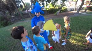 Игровая программа с СОНИКОМ! Аниматор SvetlanaSurprise. Израиль. Themed games program with Sonic.