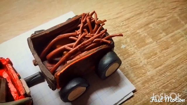 Снегоход МТЗ-3 из пластилина смотреть онлайн