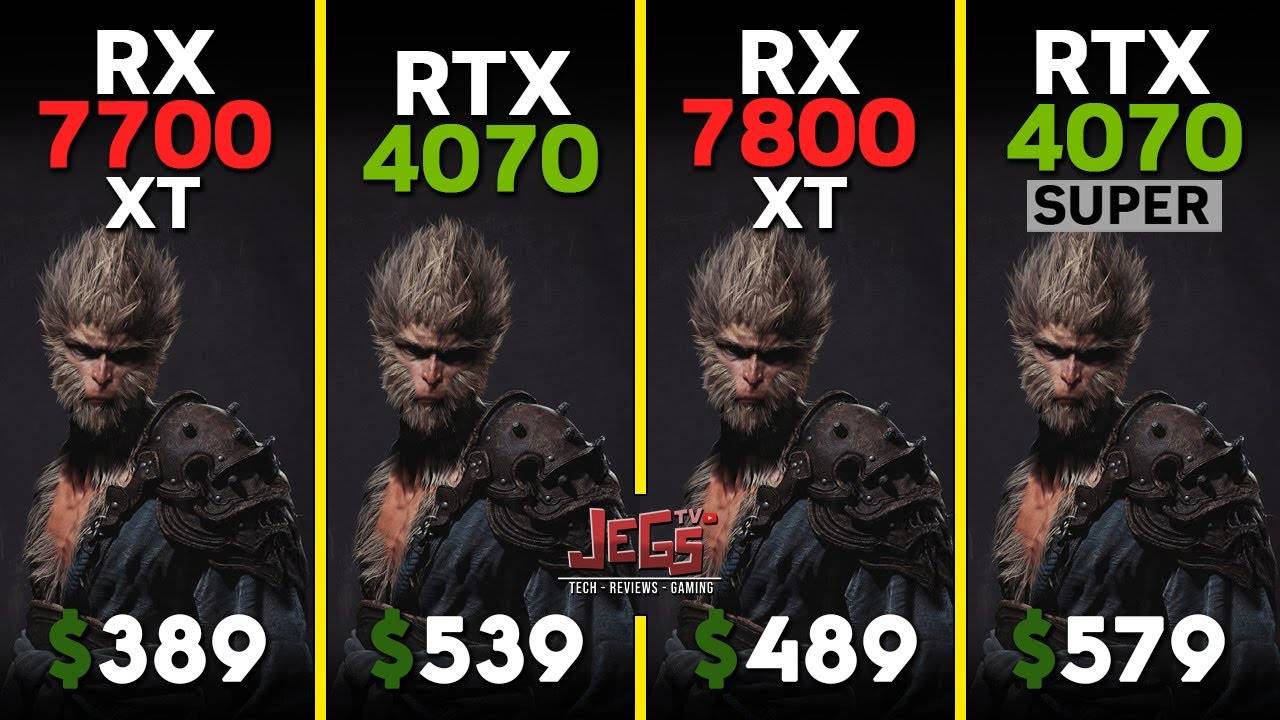 RX 7700 XT - RTX 4070 - RX 7800 XT - RTX 4070 Super | Ryzen 5 7600 | 15 игр | 1080p | 1440p | 2160p смотреть онлайн