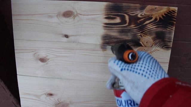 Браширование дерева газовой горелкой (часть 1) смотреть онлайн