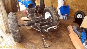 сборка мотоблока ТАТА 15 л. с.