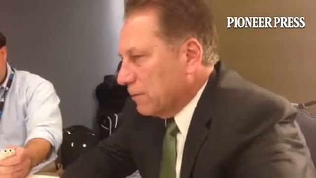 Michigan State coach Tom Izzo at #B1GMediaday: "I love Flip (Saunders). He's the best." смотреть онлайн