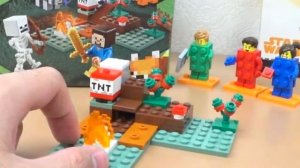 LEGO Minecraft 21162 Приключение в тайге обзор набора