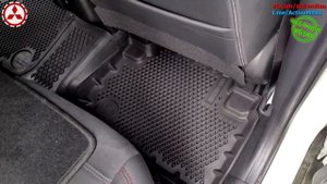 ЧЕСТНЫЙ ОБЗОР: Ковры  в салон от DELFORM EVA 3D для Mitsubishi Outlander 3 - плюсы и минусы