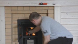 Первая протопка банной печи Куткин 2.0