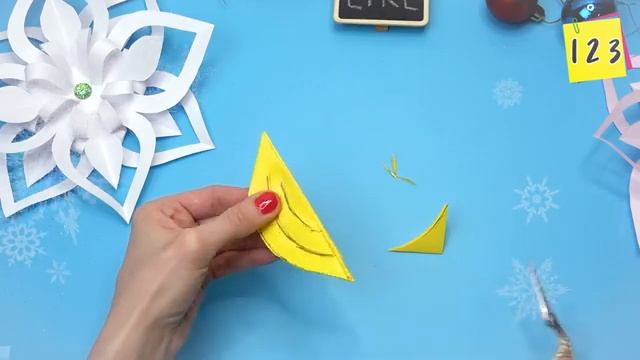 3D Paper Snowflakes Easy christmas paper crafts | How to Make Snowflakes out of Paper смотреть онлайн