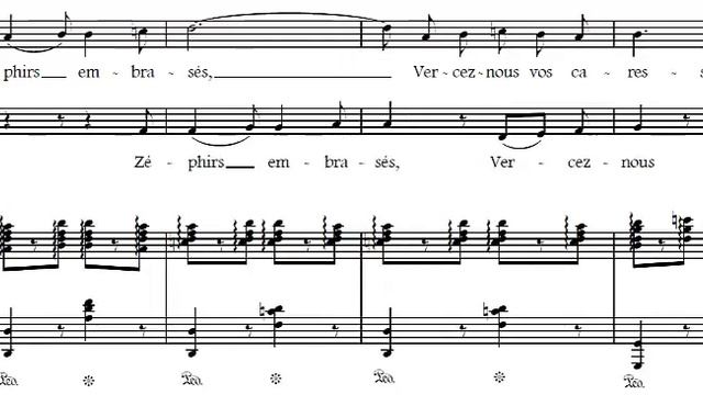 Belle nuit ô nuit d'amour (Les Contes D'Hoffman - Offenbach) Score Animation смотреть онлайн