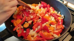 ЛЕТНЕЕ ОВОЩНОЕ РАГУ С КАБАЧКОМ, БЕЗ КАРТОШКИ, СОТЕ ИЗ ОВОЩЕЙ