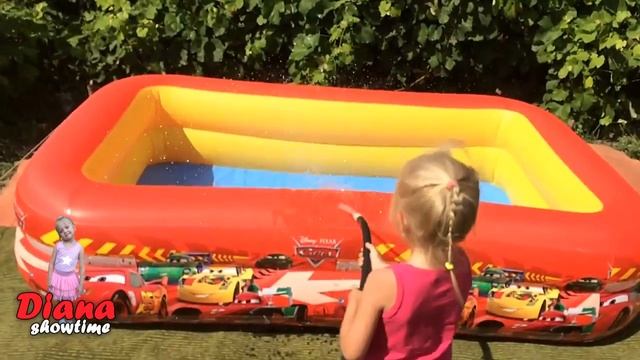 КУКЛЫ ЛОЛ В БАССЕЙНЕ /ТАЧКИ/ РАСПАКОВКА ИГРУШЕК /DIANA SHOWTIME смотреть онлайн