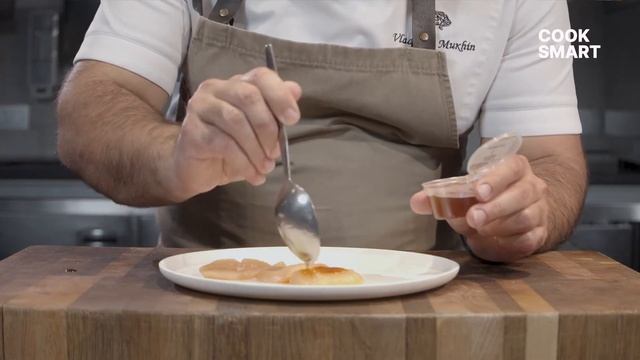 Сашими из морского гребешка с соусом понзу и трюфельным маслом