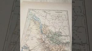 Antique map of Gironde / Bordeaux