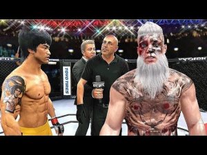 Bruce Lee vs. Cloud Tiger - EA sports UFC 4 - CPU vs CPU epic