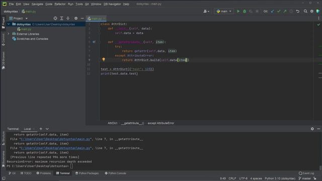 Property Chaining in Python | wie in Javascript auf Properties zugreifen смотреть онлайн