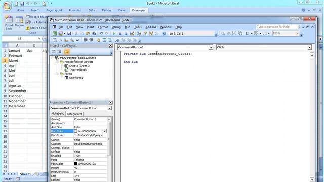 Cara Cepat Isi TextBox di UserForm Excel Sekali Klik - Tutorial VBA Excel excelive смотреть онлайн