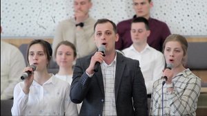 Иисус уходя в небеса... | пение | Новосибирск