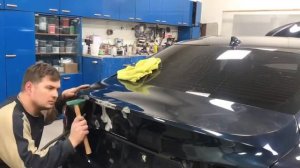 Сложный ремонт крышки багажника Toyota Camry 70 // L Сервис
