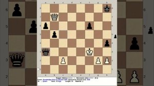 Ragger, Markus vs Moussard, Jules | Bundesliga Chess 2022 23, Munich Germany