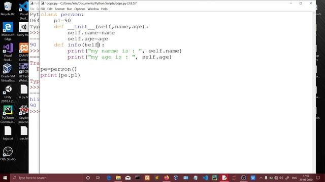 object orient programming in python (tamil) | tamil p-25 | Quick through