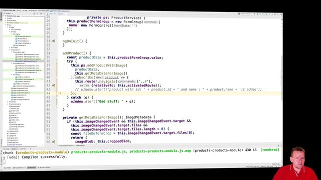 Advanced Web Apps 2019 Angular | S1P52 | Try and catch to handle errors смотреть онлайн