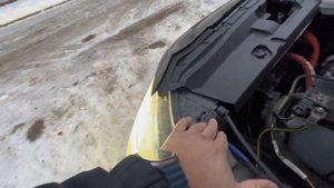 Nissan Leaf зе1 зима регулировка фар ￼