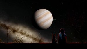 Восход Солнца на спутнике Юпитера Ио