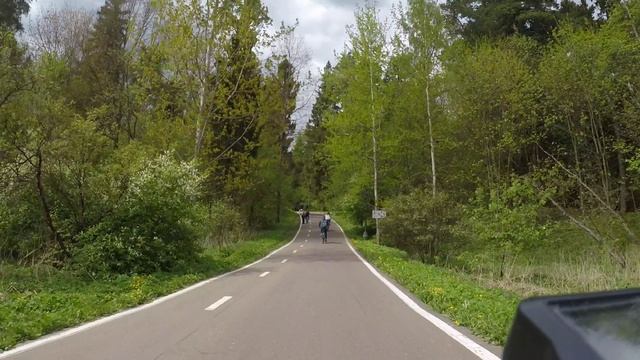 Лыжероллерная трасса | Одинцовский парк Лазутинка смотреть онлайн