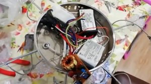 Ремонт люстры с пультом. Замена блока