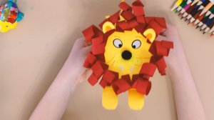 Поделки из бумаги, как сделать Льва своими руками из бумаги