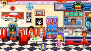 Как мы начинаем играть в новую игру  MY CITY ОФИС MY TOWN #1