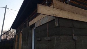 Утепление и укрепление стен дома арболитом