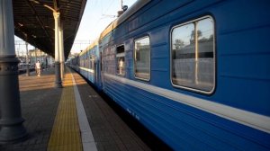"С возвращением,Сож" ЧС7-039 с поездом Москва-Гомель