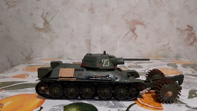 Обзор на сборную модель Звезда Т-34/76 смотреть онлайн