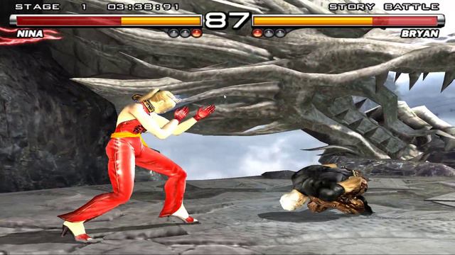 Nina vs Bryan (Hardest) Tekken 5. смотреть онлайн
