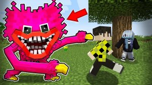 ЭКСТРЕМАЛЬНЫЕ ПРЯТКИ ОТ КИССИ МИССИ POPPY PLAYTIME В МАЙНКРАФТ ! РОЗОВЫЙ HUGGY WUGGY MINECRAFT