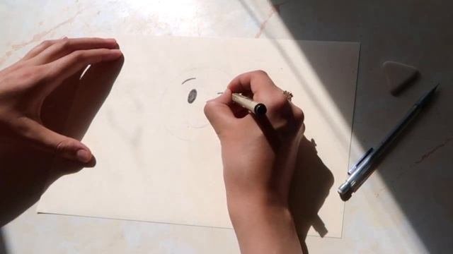 КАК НАРИСОВАТЬ СМАЙЛИК/ Подмигивающий/ ПРОСТО И БЫСТРО