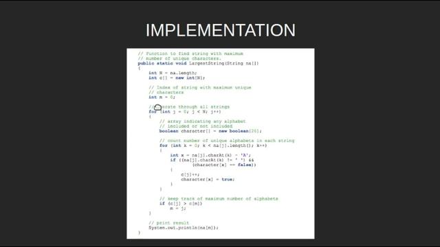 String with maximum number of unique characters | GeeksforGeeks смотреть онлайн
