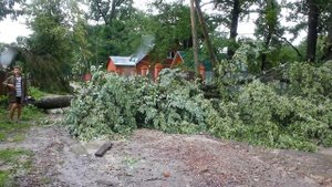 ураган в поселке Навля